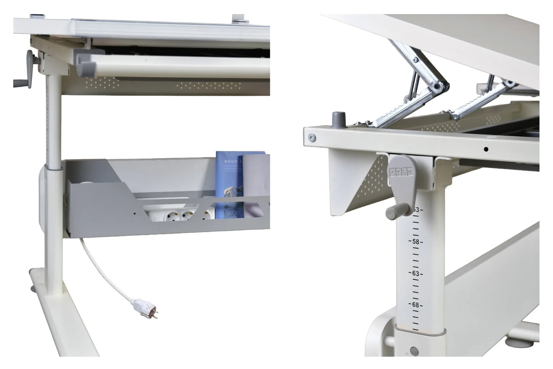 Mini Vega Standart - Beyaz / Gri