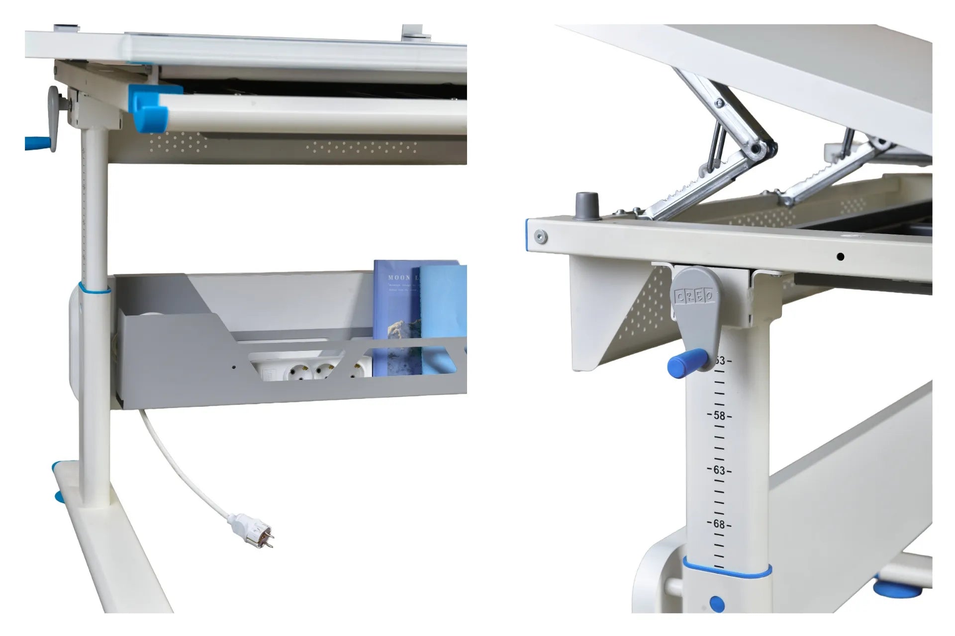 Mini Vega Standart - Ekru / Mavi