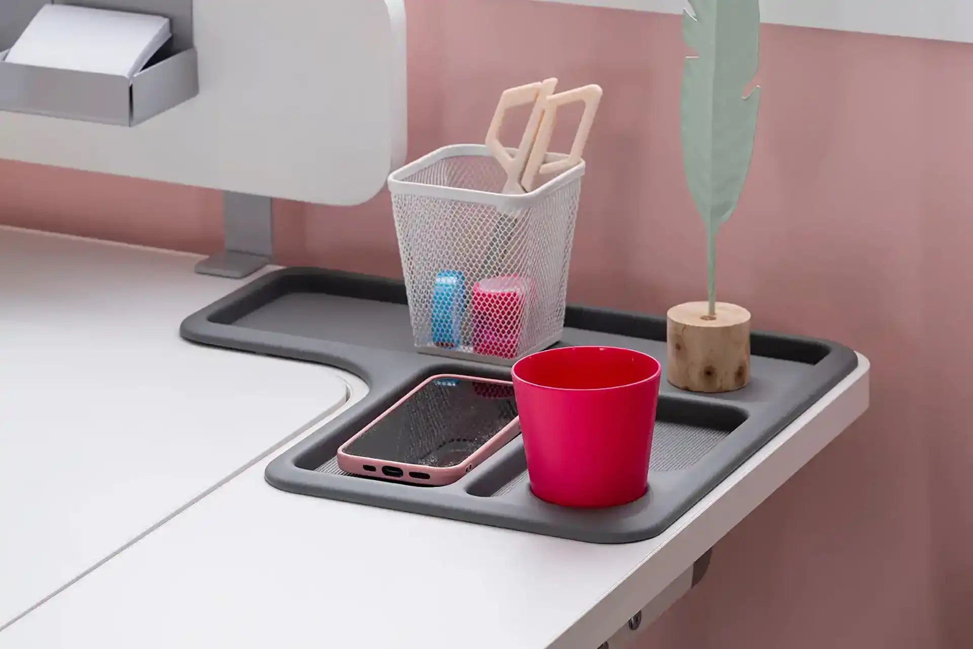 Sirius Standart Çalışma Masası - Beyaz / Mavi