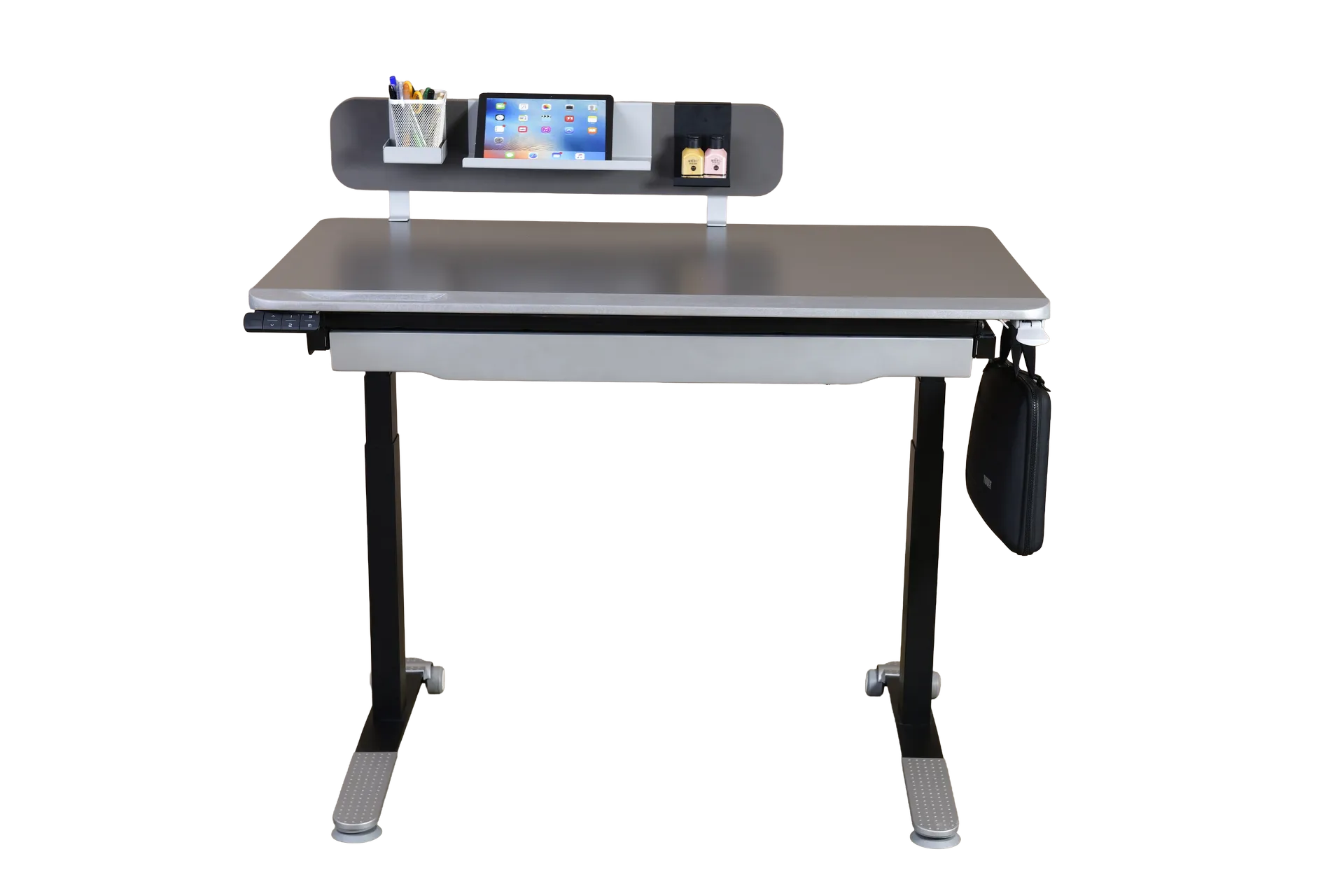 Omni Standart Elektrikli Masa - Antrasit / Gri