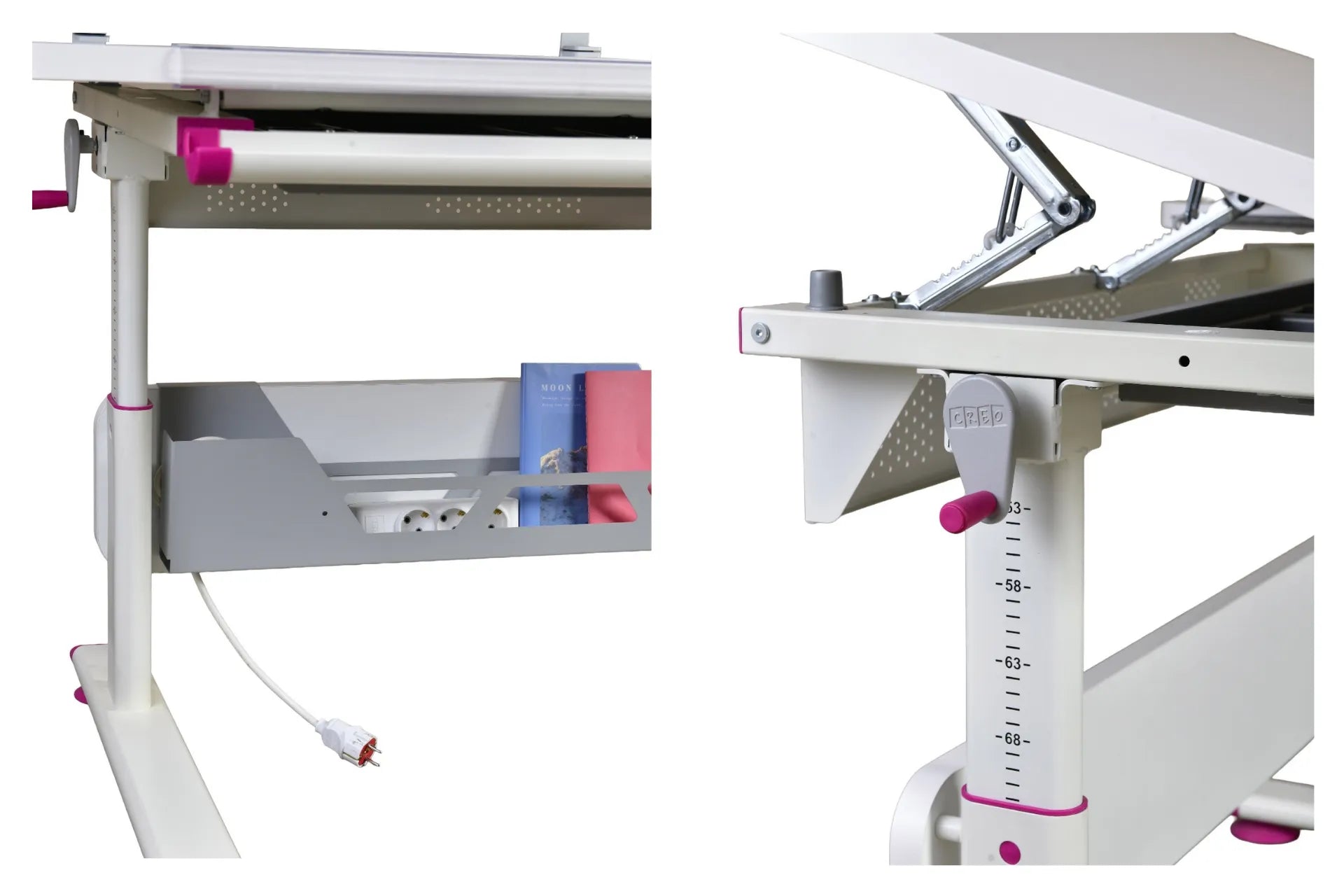 Mini Vega Standart - Ekru / Fuşya