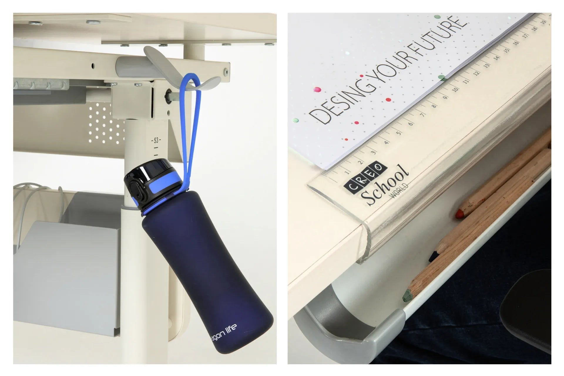 Mini Vega Advanced - Ekru / Fuşya