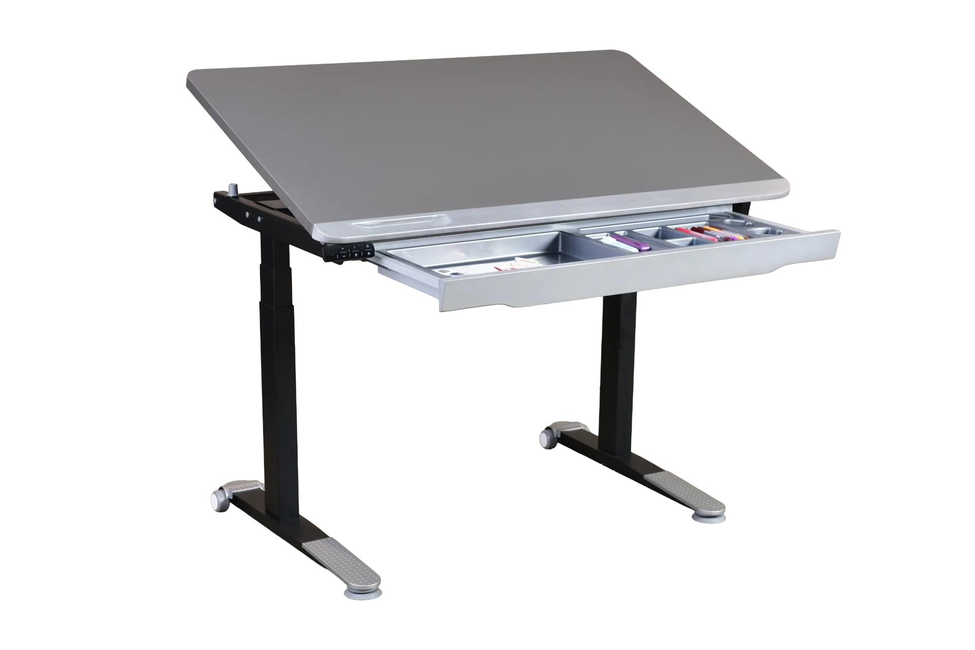 Omni Basic Elektrikli Masa - Antrasit / Gri