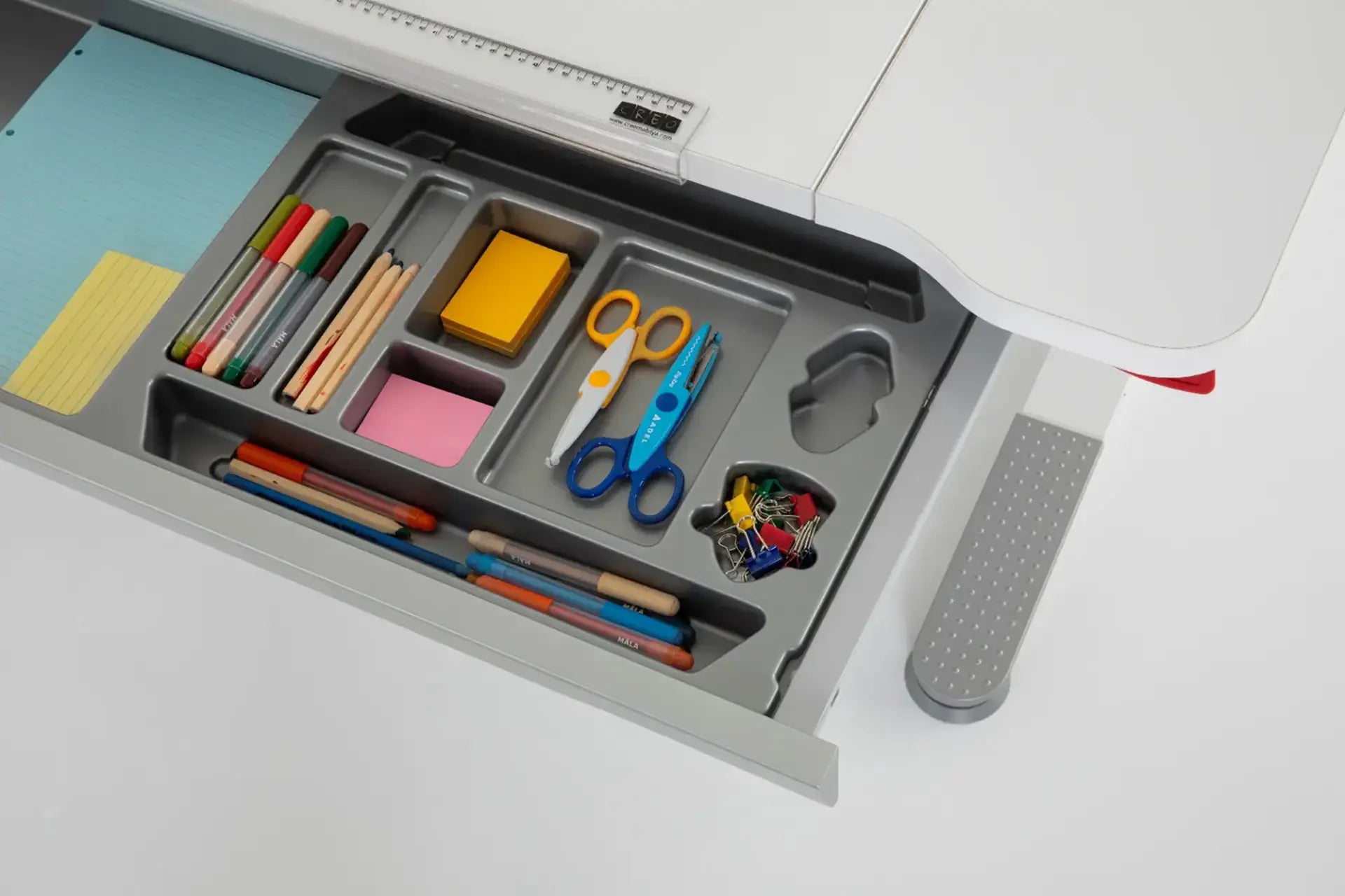 Sirius Advanced Çalışma Masası Takımı - Beyaz / Mavi